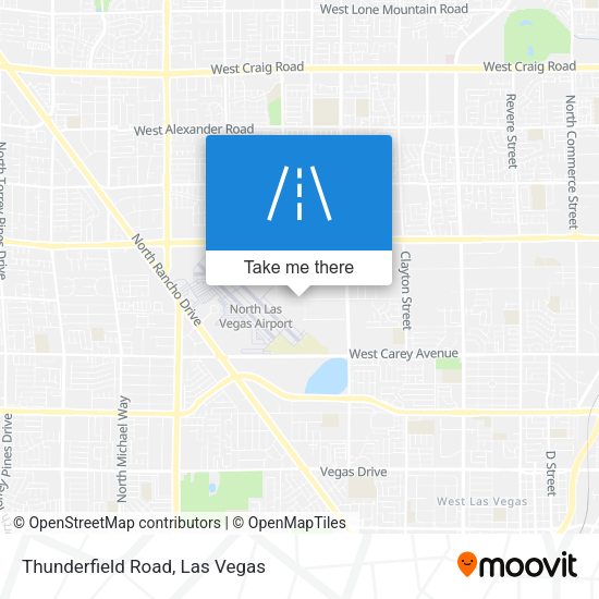 Mapa de Thunderfield Road