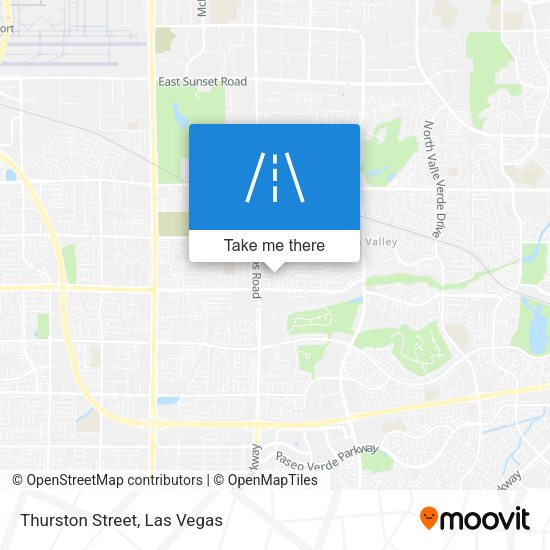 Thurston Street map
