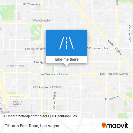 Tiburon East Road map