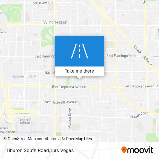 Mapa de Tiburon South Road
