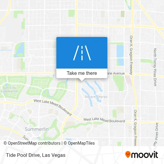 Tide Pool Drive map