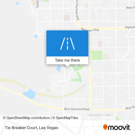 Tie Breaker Court map