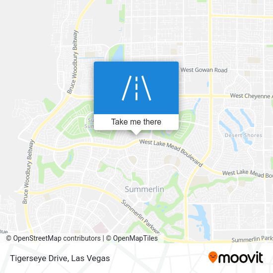 Mapa de Tigerseye Drive