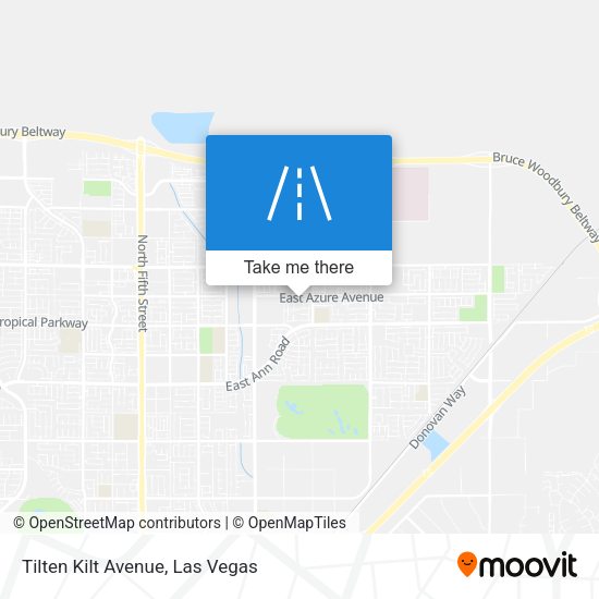 Tilten Kilt Avenue map