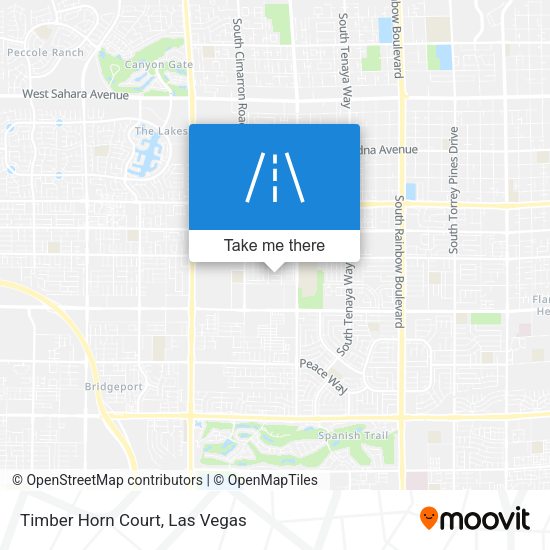 Timber Horn Court map