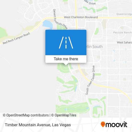 Timber Mountain Avenue map