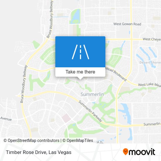 Mapa de Timber Rose Drive