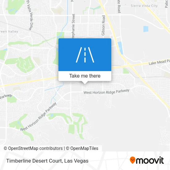 Timberline Desert Court map
