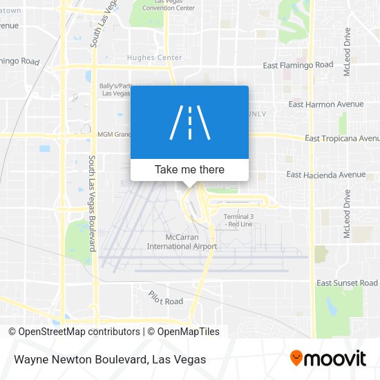 Wayne Newton Boulevard map