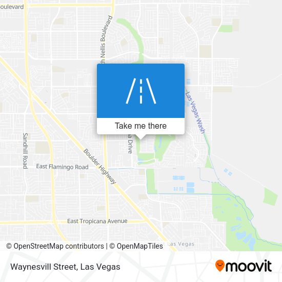 Waynesvill Street map