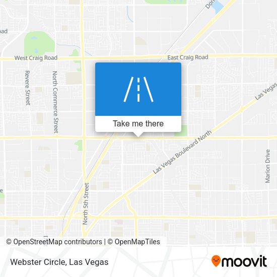 Mapa de Webster Circle