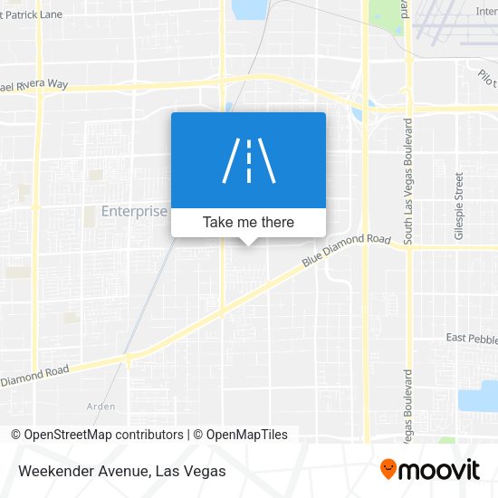 Mapa de Weekender Avenue