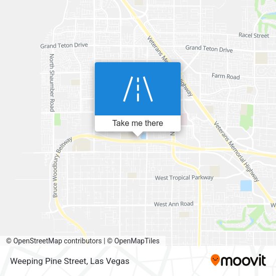 Mapa de Weeping Pine Street