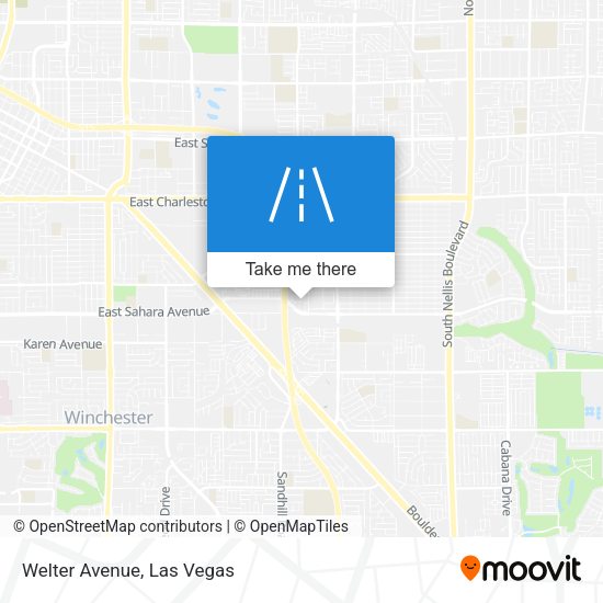 Mapa de Welter Avenue