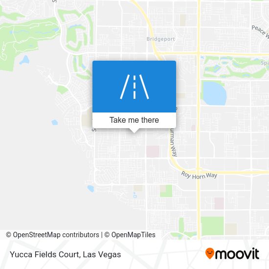 Yucca Fields Court map