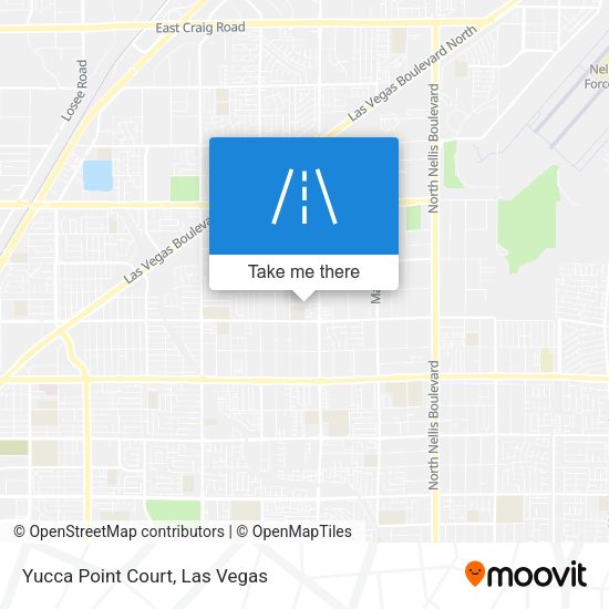 Yucca Point Court map