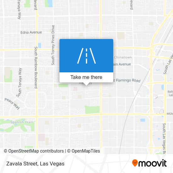 Zavala Street map