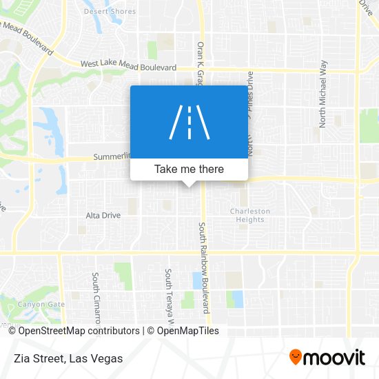 Mapa de Zia Street