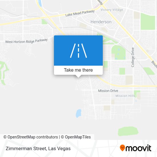 Mapa de Zimmerman Street