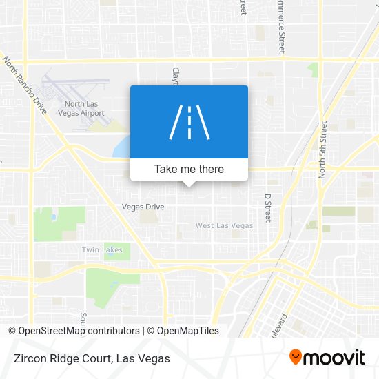 Zircon Ridge Court map