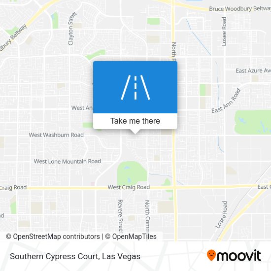 Southern Cypress Court map