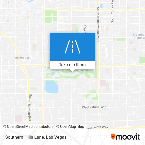 Southern Hills Lane map