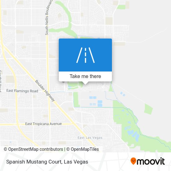 Mapa de Spanish Mustang Court