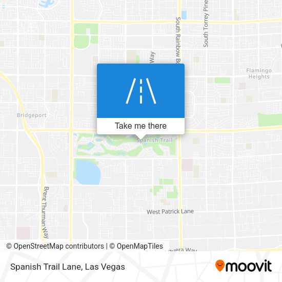 Mapa de Spanish Trail Lane