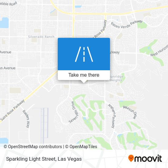 Mapa de Sparkling Light Street