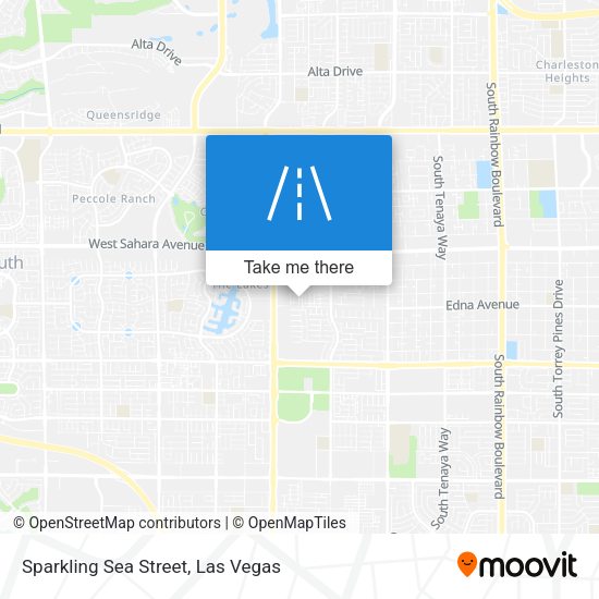 Sparkling Sea Street map