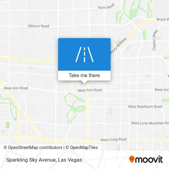 Mapa de Sparkling Sky Avenue