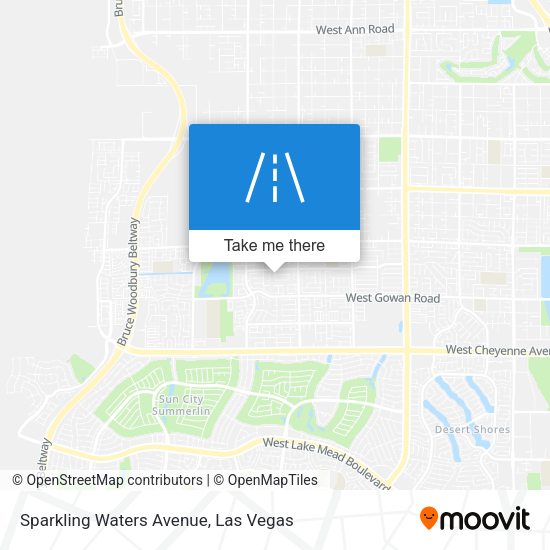 Sparkling Waters Avenue map