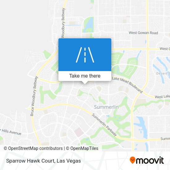 Sparrow Hawk Court map