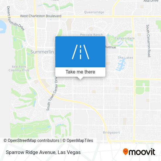 Sparrow Ridge Avenue map