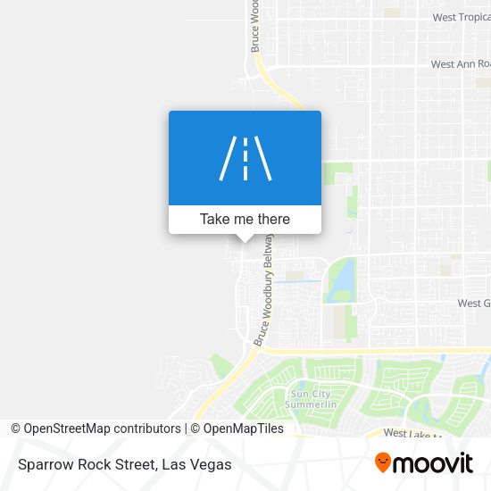 Sparrow Rock Street map
