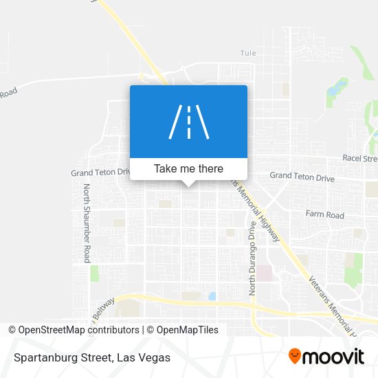 Spartanburg Street map