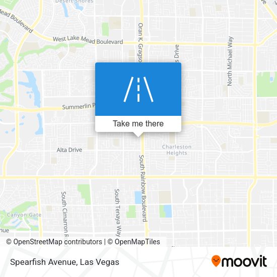 Spearfish Avenue map