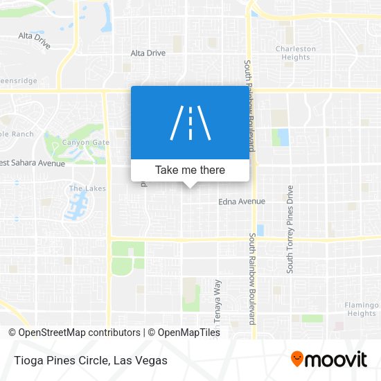 Mapa de Tioga Pines Circle