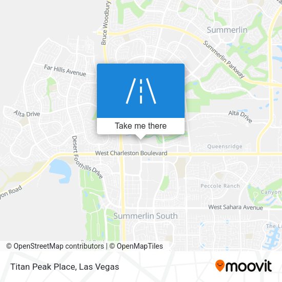 Titan Peak Place map