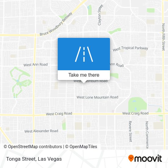 Mapa de Tonga Street