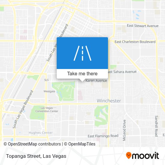 Mapa de Topanga Street