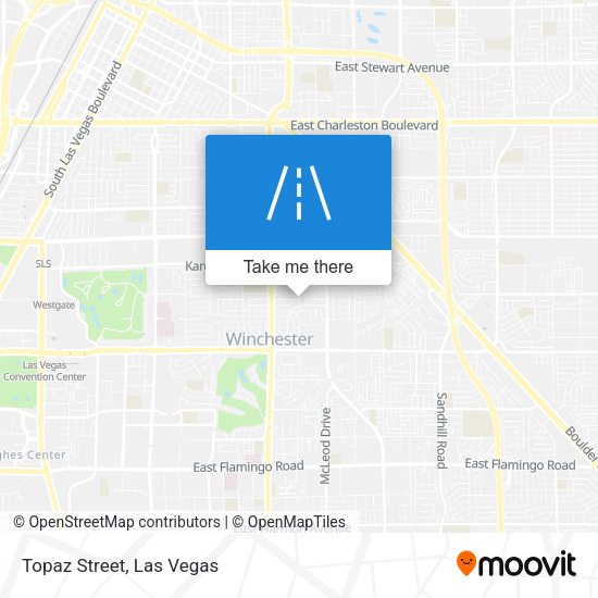 Mapa de Topaz Street
