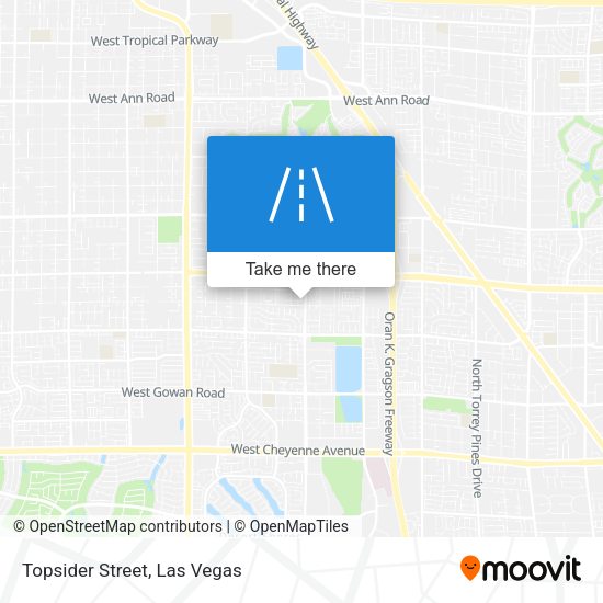 Topsider Street map