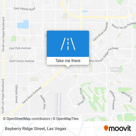Bayberry Ridge Street map