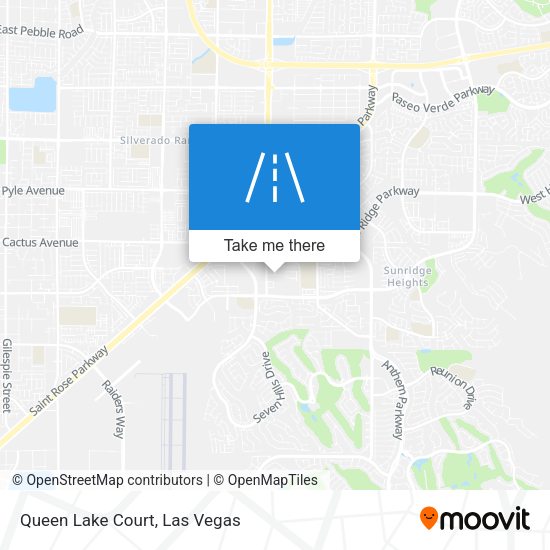 Queen Lake Court map