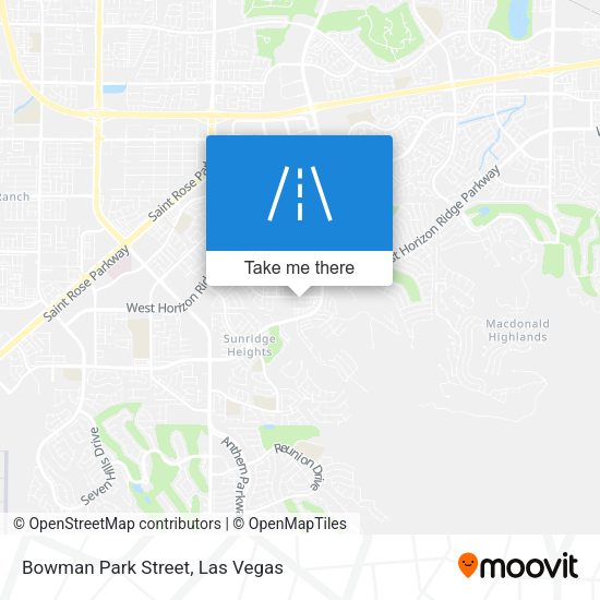 Bowman Park Street map