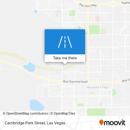 Cambridge Park Street map