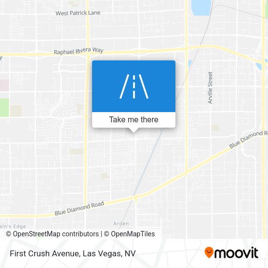 First Crush Avenue map