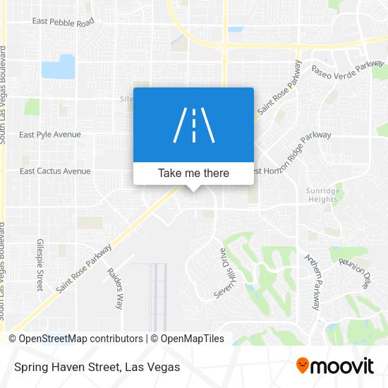 Spring Haven Street map