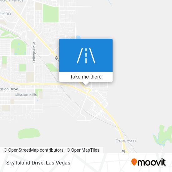 Mapa de Sky Island Drive